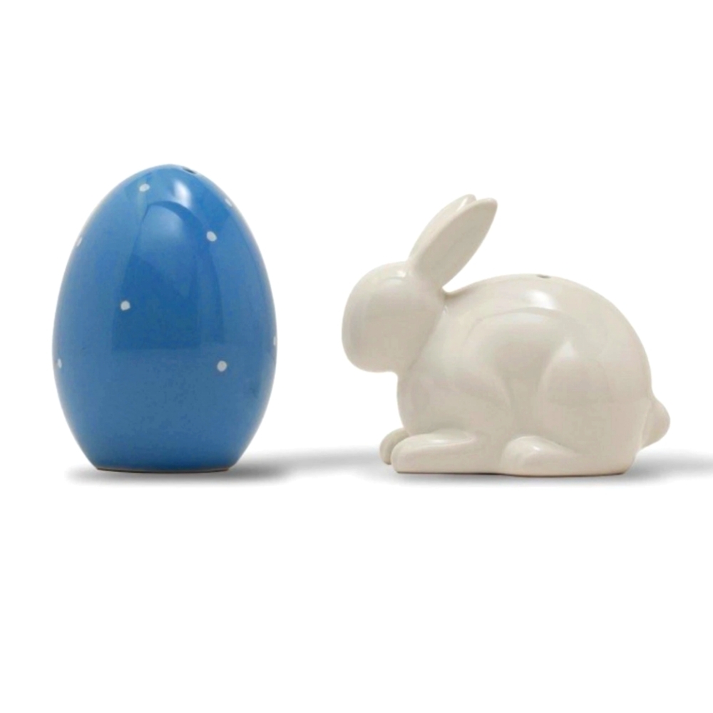 Target 2021 Bullseye Playground Ceramic Easter Bunny Salt and Pepper Shaker Set